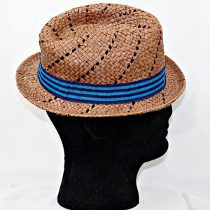 LIDS Private Label Straw Trilby with Stripe Band